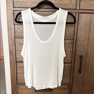 We The Free White Drape Tank